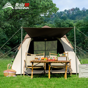 BSWolf Camping <b>Tent</b> 240x240cm 3-5 Person Waterproof Outdoor Portable Automatic Setup for Wilderness Trip - Product Image 2
