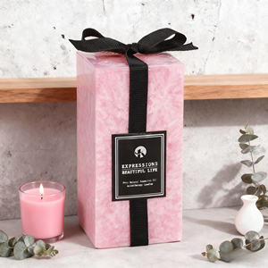 Bougie pilier en paraffine artisanale sans fumée, grande taille, écologique, vente en gros, coffret cadeau pour Pâques et Noël - Product Image 4