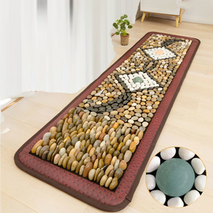 100*40cm antideslizante adoquines guijarros plegable acupresión baño masaje de pies Mat para reflexología para uso doméstico - Product Image 1
