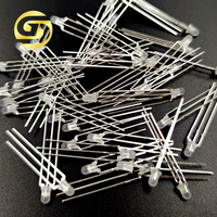 Lampe LED 3 mm 3 broches bicolore rouge/vert émeraude, rouge/bleu, rouge/jaune, bleu/vert, diode LED à cathode commune/anode commune