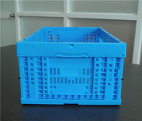 Panier de rangement en maille pliable en plastique PP recyclable Offre Spéciale caisse empilable de stockage logistique