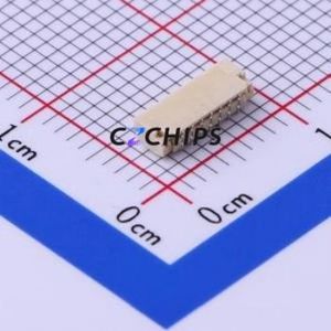 A0800WR-S-07PNLNT1T00R Wire-to-Board Pin Header SMD,P=0.8mm,Horizontal Mount Connector 1x7P 0.8mm Horizontal Mount 7P - Product Image 2