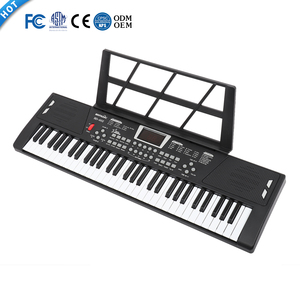 Xách tay 61 key bàn phím điện tử tổng hợp âm nhạc với Built-in Loa music Sheet đứng chuyên nghiệp âm nhạc Organ - Product Image 4