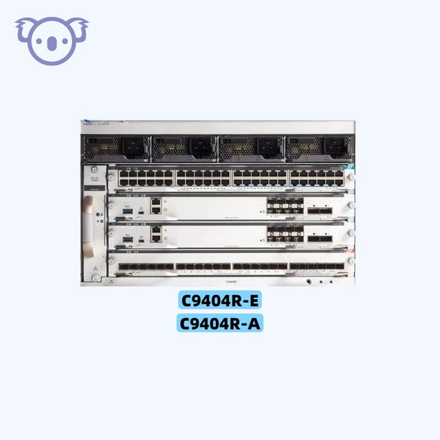 C9404R-E Original 100% New Switch 9400 Series 4 Slot Chassis.Core Frame Switch C9404R-E