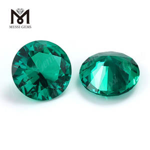 Lab สร้าง Emerald Round Brilliant Cut โคลอมเบีย Emerald โรงงานราคา - Product Image 6