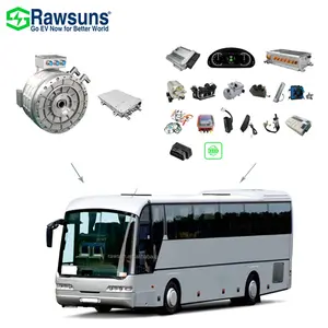 Rainsun-Motor de tracción para vehículo eléctrico, Kit completo de conversión de autobús eléctrico RSTM423, 120kw, 600Nm, 540v