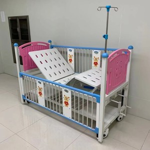 Cama de Hospital de Doble Manivela de Lujo para Bebés y Niños, Cama Pediátrica para Centro de Maternidad y Atención Médica - Product Image 1
