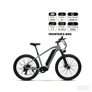 Vélo électrique classique à <span class=keywords><strong>moteur</strong></span> central sans balais au lithium de 26 pouces en gros |   Vélo électrique urbain 36V 7.6Ah |   OEM/ODM disponible - Product Image 3