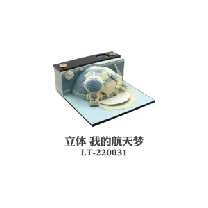 Pad Memo 3D hadiah kalender Mini dengan bantalan Memo Kawaii ringan untuk hadiah kantor rumah ornamen hadiah kreatif DIY