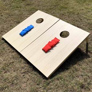 Jeu de Cornhole en Bois GENIUS Multicolore Vietnam MFD PINE PP, Jouet d'Extérieur pour Enfants de 5 à 7 Ans - Product Image 4