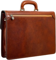 Sac à main pour ordinateur portable de 15 pouces en cuir de vache véritable de haute qualité, vintage, grande capacité, pour homme