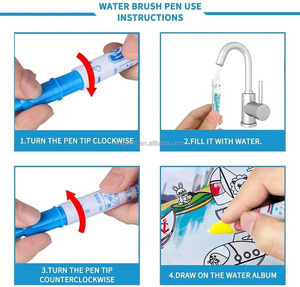 Personnalisé pas cher prix OEM Magic Water Drawing Book Peinture <span class=keywords><strong>Aquarelle</strong></span> Papier enfants <span class=keywords><strong>Livre</strong></span> de coloriage pour enfants - Product Image 5