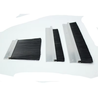 Brosse de joint d'étanchéité industrielle personnalisée directement de l'usine Saman, à poils en nylon droits/ondulés, pour portes et fenêtres, anti-poussière, support OEM