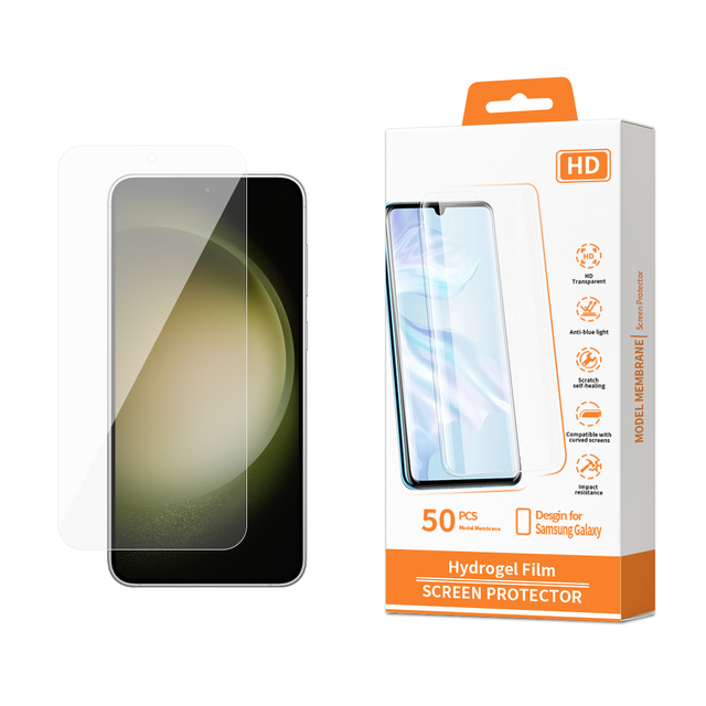 2.5D Soft Ultra-Thin Anti-Shock Anti-Fingerprint HD Clear TPU Phone Screen Protector Film for for S23 S26 Plus