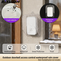 SIXWGH – Boîtier de protection transparent étanche IP55 pour sonnette extérieure sans fil, idéal pour contrôle d'accès – Vente en gros