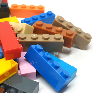 DELO TOYS (30 Colores) Piezas de Bricolaje 1x4, Bloques de Construcción MOC, Ladrillos de Construcción de Plástico, Juguetes de Ladrillos 1*<span class=keywords><strong>4</strong></span>, 1 X <span class=keywords><strong>4</strong></span> (NO.3010) - Product Image 2