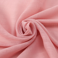 Écharpe en coton de couleur unie transfrontalière de 24 ans et foulard en lin pour femmes Four Seasons All the