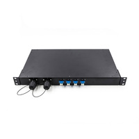 Caja de Conexiones de Fibra Óptica de Haz Expandido Exactcables Marca Tbe de 4 Núcleos y Conectores HMA