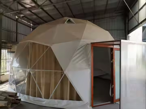 Dôme géodésique transparent de 6 m de diamètre, imperméable et insonorisé, pour hôtel, glamping, événements, camping de luxe - Product Image 4