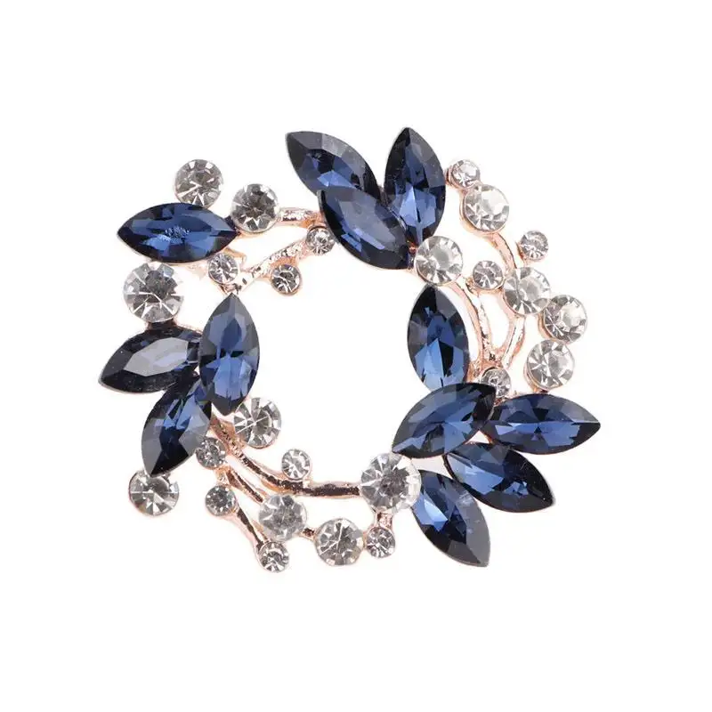 Luxury Spider Insect Brooches Female Fashion Brooches Rose Gold Color Zircon Crystal Brooch Pin For Women