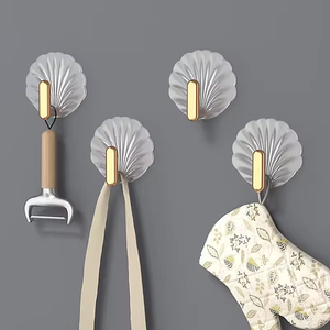 Wholesale <b>Wall</b> Adhesive <b>Hook</b> Beautiful Transparent Shape Acrylic <b>Wall</b> <b>Hook</b> for Bathroom Kitchen Living Room Porch Bedroom - Product Image 5