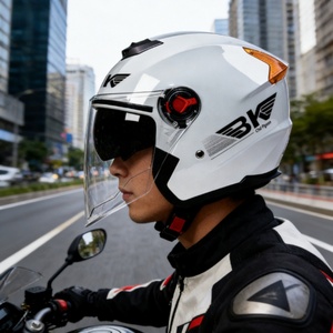 Vente flash - Casques de <span class=keywords><strong>moto</strong></span> unisexes en ABS, <span class=keywords><strong>casque</strong></span> demi-face pour adultes, hommes, femmes, motocross, accessoires de <span class=keywords><strong>moto</strong></span> - Product Image 2