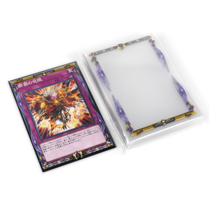 สุนัขจิ้งจอกสีเทาแบบกำหนดเองขอบเหนือแขนเสื้อสำหรับการ์ดอักขระ ygo (วัสดุ PP 100%) - Product Image 2