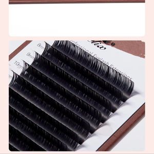 Оптовая продажа, улучшенные матовые черные накладные ресницы 0,03 0,05 0,18 мм, индивидуальные кашемировые ресницы, китайские оптовые поставщики - Product Image 1
