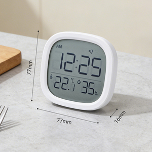 Thermo-hygromètre numérique LCD miniature pour la <span class=keywords><strong>cuisine</strong></span>, la maison, l'intérieur, avec aimant, pour mesurer la température et l'humidité - Product Image 2