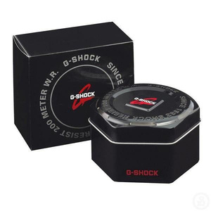 Boîte de rangement pour montres avec logo personnalisé, emballage cadeau OEM, boîte en métal noir hexagonale de luxe, boîte en étain noire fossile - Product Image 6