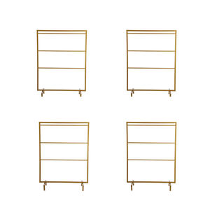 Porte-linge de salon en argent sterling, barre horizontale, support de séchage pour accrocher les vêtements - Product Image 1