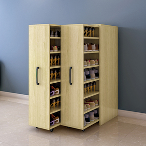 Scarpiera Invisibile Estraibile Multistrato di Grande Capacità con Ruote Antipolvere, Stile Cassetto Push-Pull per Ingresso e Vani Laterali - Product Image 4