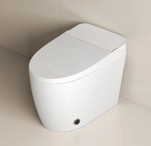 Inodoro Inteligente <span class=keywords><strong>MUBI</strong></span> Versión Simple con Sifón en <span class=keywords><strong>S</strong></span> Alargado, Inodoro Sanitario de Cerámica, WC Eléctrico Automático con Bidé Inteligente - Product Image 4