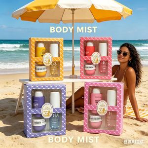 Ensemble trois-en-un de lotion pour le corps, gel douche et <span class=keywords><strong>parfum</strong></span> numérique brésilien le plus vendu, <span class=keywords><strong>parfum</strong></span> de citron et de mangue, marque de <span class=keywords><strong>parfum</strong></span> haut de gamme pour femmes - Product Image 1