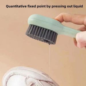 Professional Multi-Functional Plastic Shoe Cleaning <b>Brush</b> Liquid-Adding Soft Bristle Portable Handheld Household Laundry Magic - Product Image 4