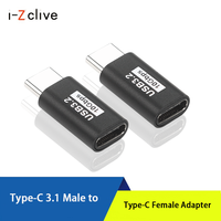 Adaptor Extender USB C, lurus 20Gbps 100W kabel ekstensi tipe-c profil rendah Thunderbolt pria ke wanita untuk perangkat USB-C