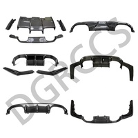 Pour BMW M4 F82 becquet en Fiber de carbone lèvre avant diffuseur arrière coque de miroir capot moteur couteau à vent