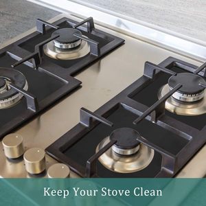 Couvre-brûleur de cuisinière à gaz en gros, protections de brûleur de cuisinière, couvre-brûleur en aluminium pour cuisinière à gaz - Product Image 4