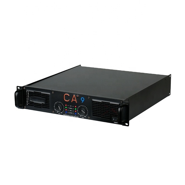 CA+4 Professional Power Sound Stereo Tube Amplifier Audio 2 Channel 350W 2U for Karaoke Speakers Outdoor Activities