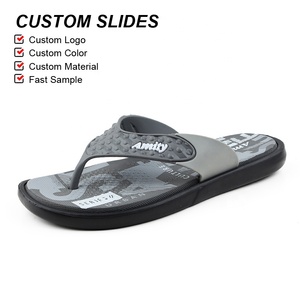 OLICOM Commande en gros Logo personnalisé Fabrication directe Mode Tongs pour hommes avec soutien de la voûte plantaire Semelle en EVA Antidérapante Tongs de plage - Product Image 3