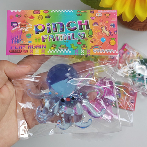 Most Popular TPR Animal Colorful Octopus Squishy Slow Return Hand Exercise <b>Squeeze</b> Stress Relieve Mochi Toys for Kids Adults - Product Image 1