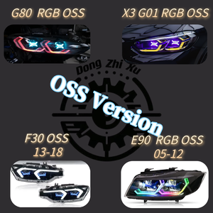 Personalización especial Faros Luces traseras Rejillas Estilo de doble color RGB OSS GTS Estilo Emark <span class=keywords><strong>DOT</strong></span> Certificación Actualización modificada - Product Image 4