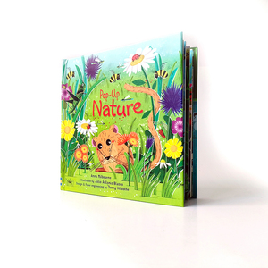 Impresión de libros para niños personalizados, libros de tapa dura, audaces y fáciles para colorear, libros de cartón de cuentos de animales emergentes en inglés 3D - Product Image 6