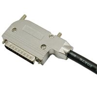 Connector Cover (d-sub Metal Hood)zinc Alloy 25pin Plug with Socket Non-grounding
