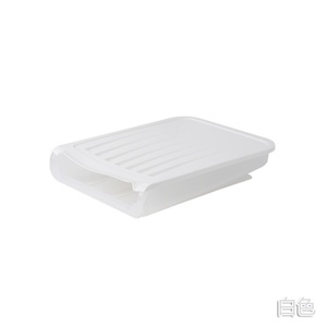 Modern Square Egg Storage <b>Container</b> <b>Refrigerator</b> Drawer Storage Box with Holder Fridge Storage Solution - Product Image 6