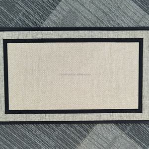 Sublimation Blank Racetrack Gray 18 In. X 30 In. Rubber Backed <b>Door</b> <b>Mat</b> - Product Image 4