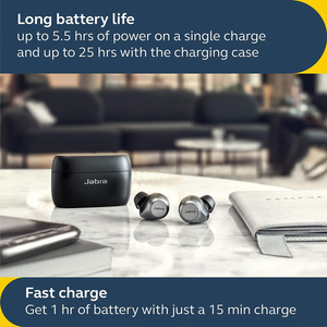 Auriculares Bluetooth inalámbricos verdaderos <span class=keywords><strong>Jabra</strong></span> Elite 85T originales de fábrica, auriculares avanzados con cancelación activa de ruido y micrófono - Product Image 6