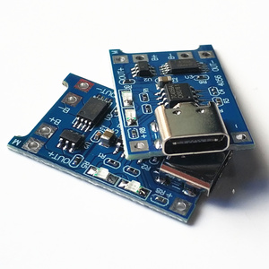 Módulo Cargador de Batería de Litio 18650 TP4056 de 5V 1A <span class=keywords><strong>Mini</strong></span> USB Tipo C con Placa de Carga y Protección - Product Image 1