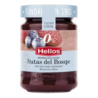 HELIOS BOSFRUITEN DIËT Gemengd fruit 60% fruitconfituur 280G Glutenvrij Spanje