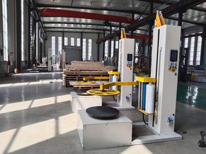 Mini <b>Pallet</b> Stretch Wrapper/ Small Carton Box Packing Machinery Carton Wrapping Machine - Product Image 6